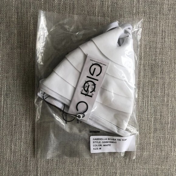 Gigi C Bikinis Gabriella Triangle Top (size S) NWT - Picture 4 of 6